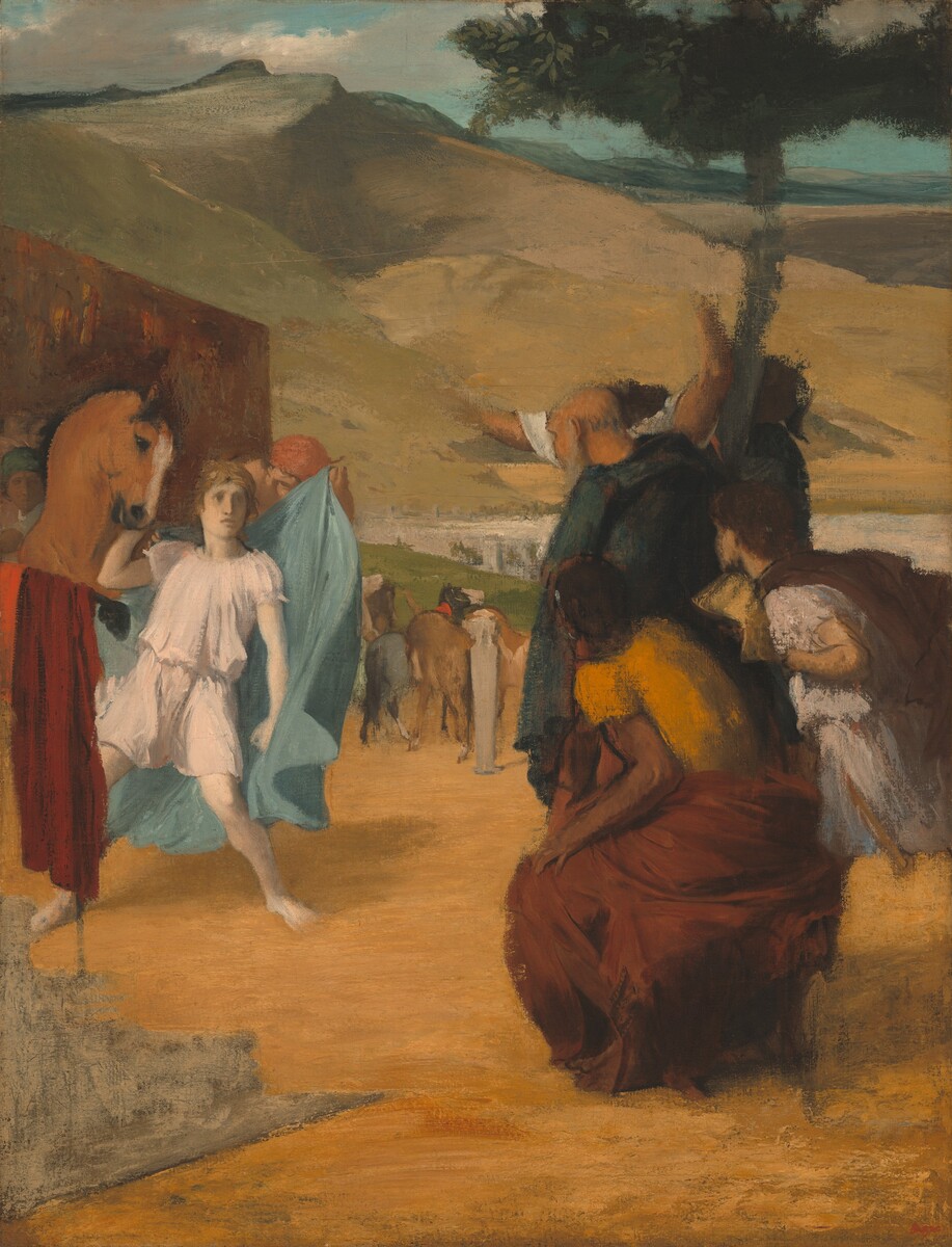 Alexander and Bucephalus by Edgar Degas — historical reference