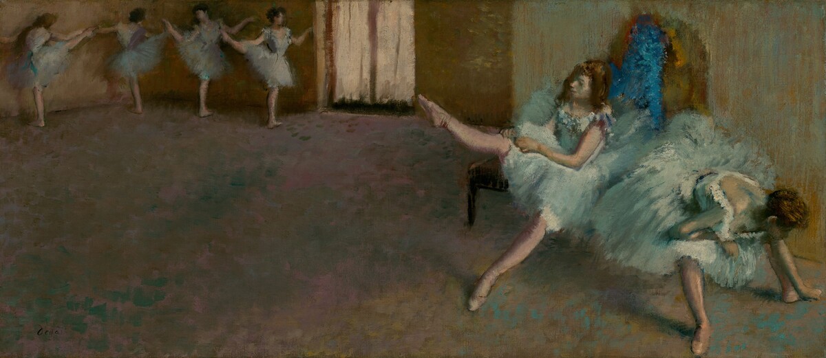 Before the Ballet by Edgar Degas — historical reference