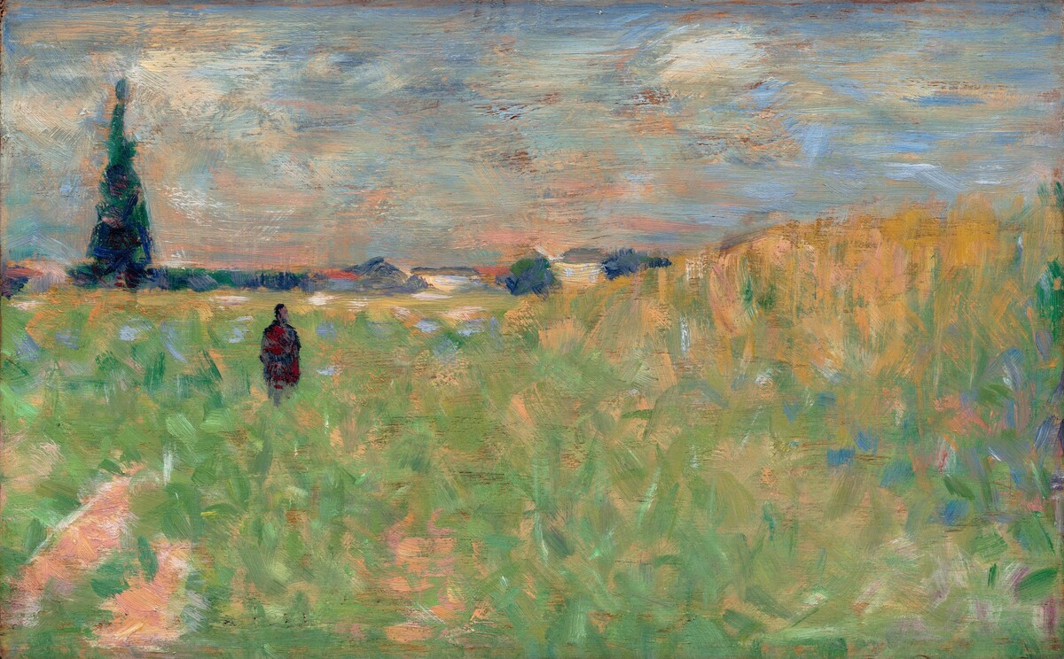 A Summer Landscape by Georges Seurat — historical reference