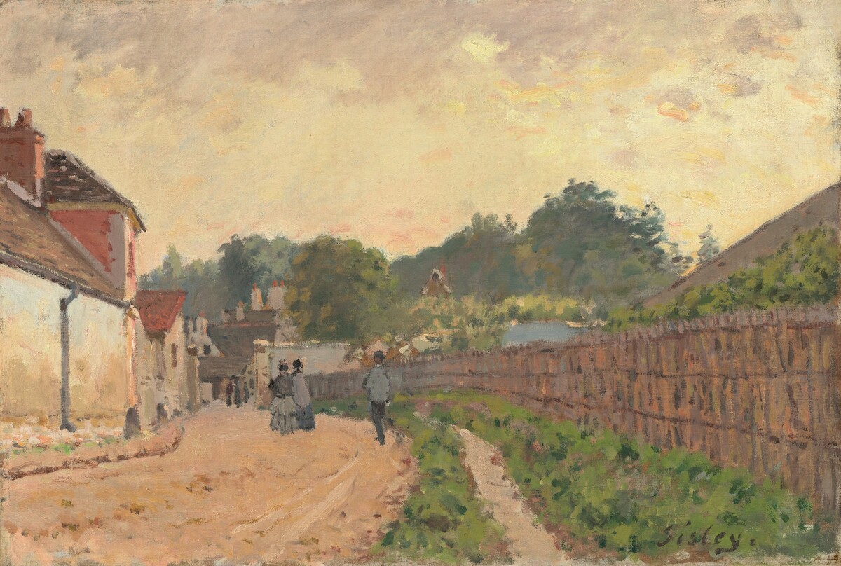 Marly-le-Roi by Alfred Sisley — historical reference