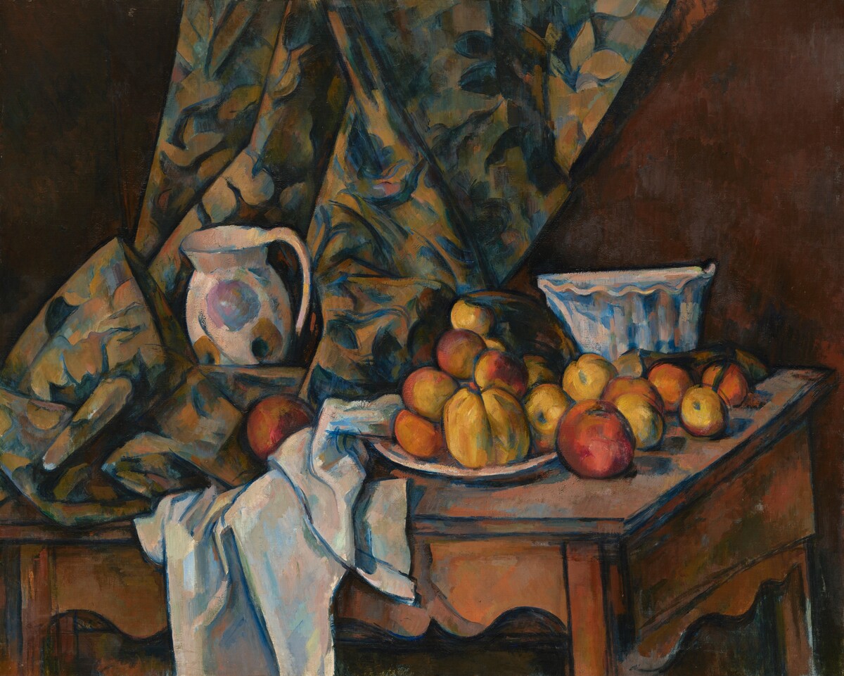 Still Life with Apples and Peaches by Paul Cezanne — historical reference