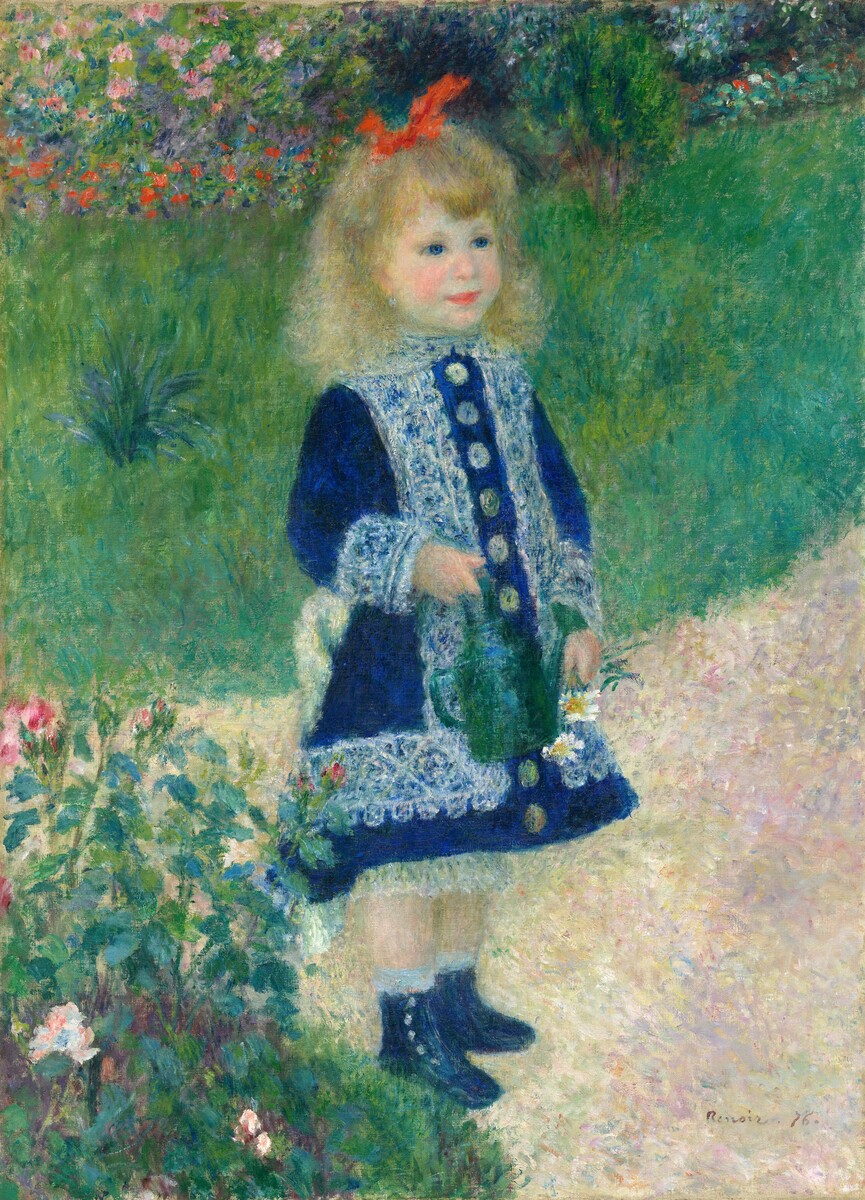A Girl with a Watering Can by Auguste Renoir — historical reference