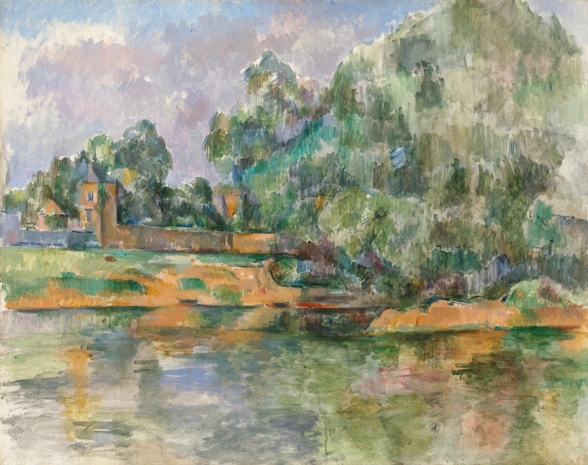 Banks of the Seine at Médan by Paul Cezanne — historical reference