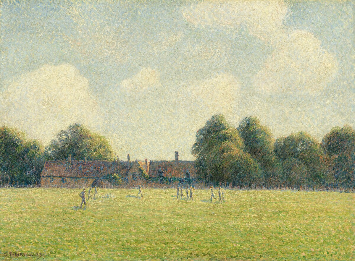 Hampton Court Green by Camille Pissarro — historical reference