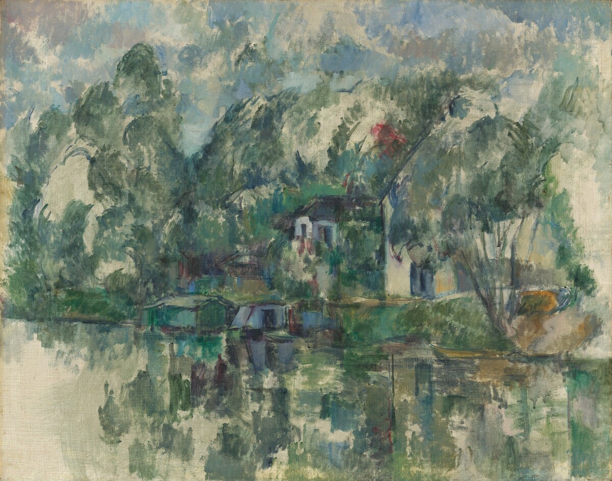 At the Water's Edge by Paul Cezanne — historical reference