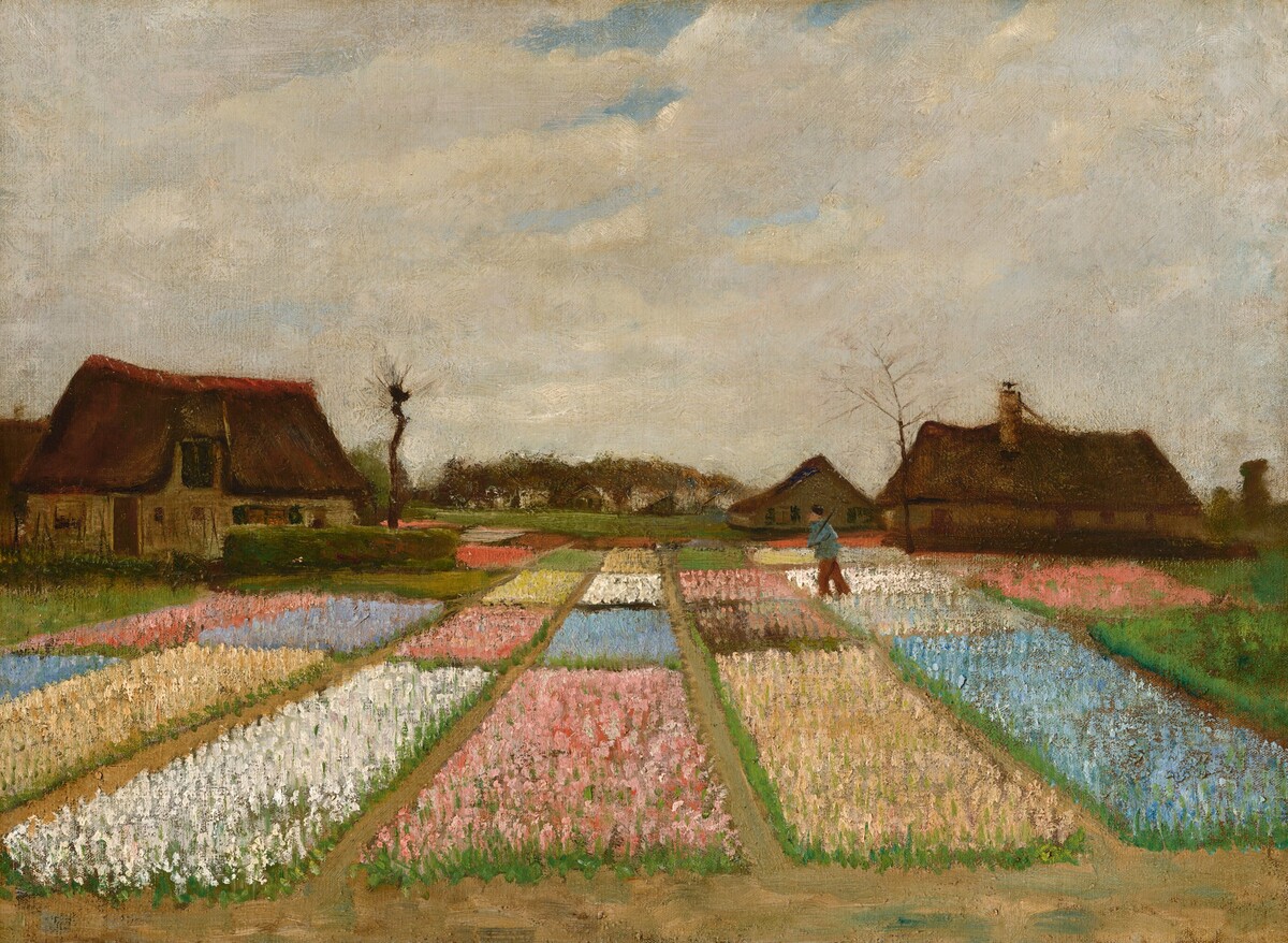 Flower Beds in Holland by Vincent van Gogh — historical reference