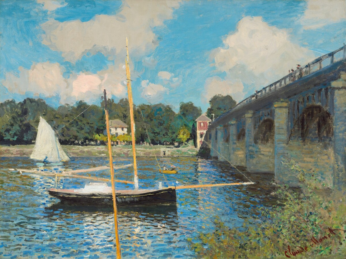 The Bridge at Argenteuil by Claude Monet — historical reference
