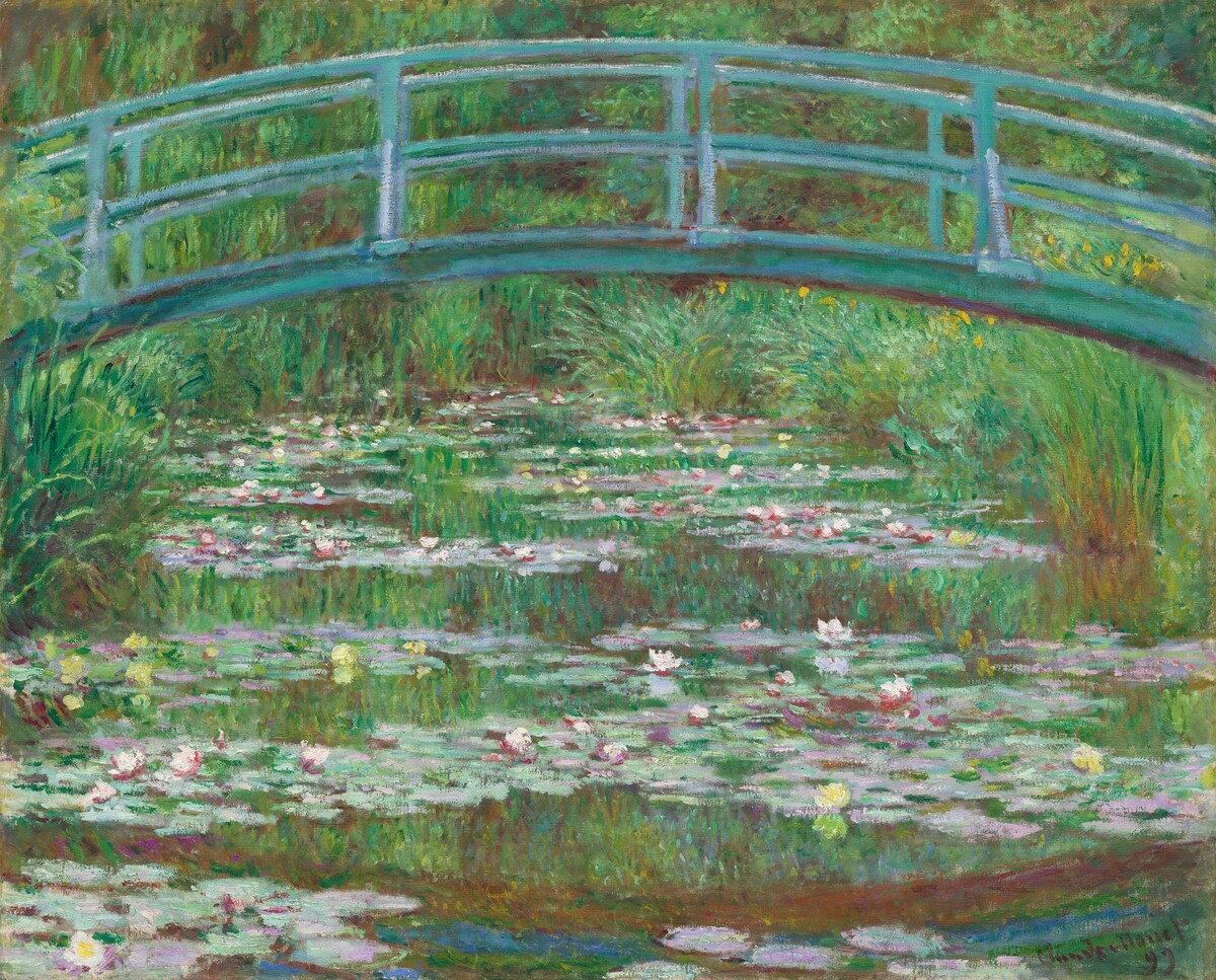 The Japanese Footbridge by Claude Monet — historical reference